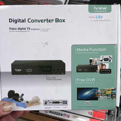 iView 3300STB ATSC Converter Box with Recording, Media Player, Built-in Digital