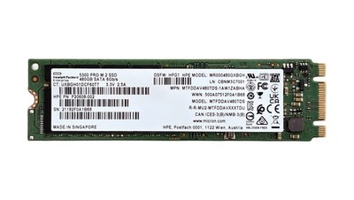 Hard drive HPE 480GB SSD SATA 6G M.2 2280 TLC RI P20608-002