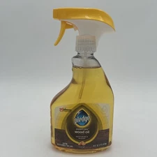 PLEDGE Natural Wood Furniture Cleaner Conditioner RESTORING ORANGE OIL