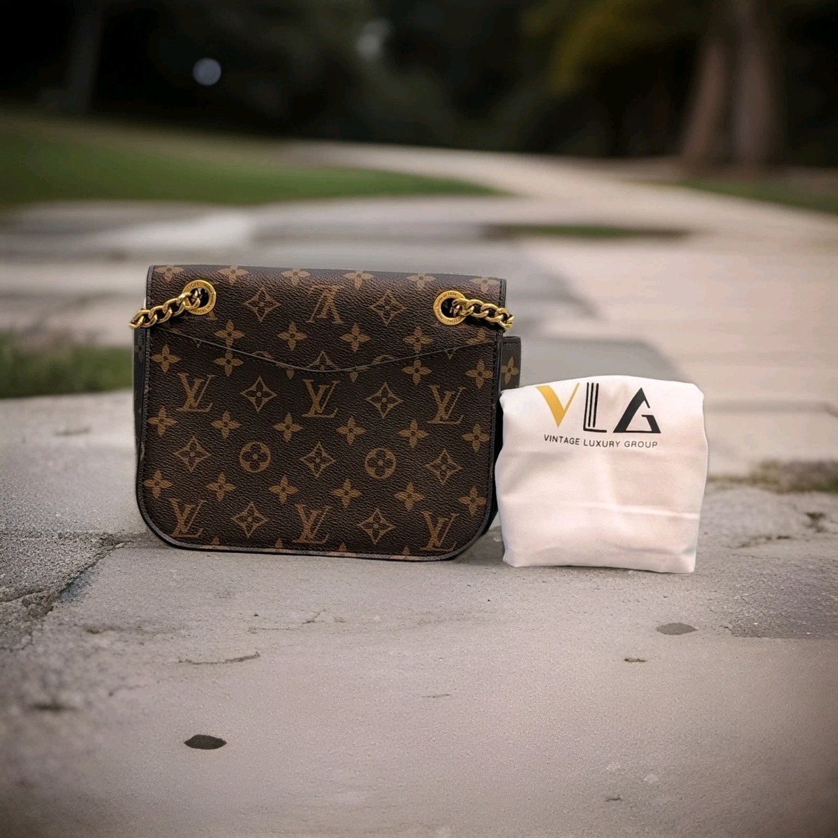 Louis Vuitton Favorite MM Monogram Crossbody Bag Dust Bag