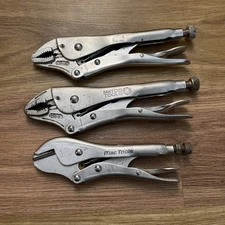 3 Pc Mac & Matco Tools Vise Grip Style Locking Pliers MLP10CJ MLCJC10 Hose Pinch