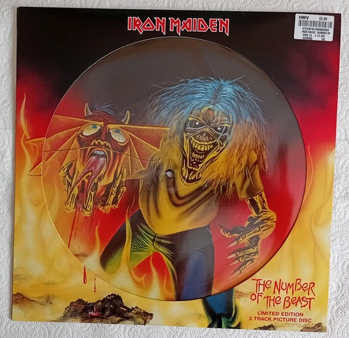 Iron Maiden - The Number Of The Beast 2005 Picture Disc Ex.Con. 12" Single Vinyl