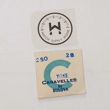 Caravelle 2SO Watch Setting Lever Spring Set Bridge New Old Stock  (C19R1)