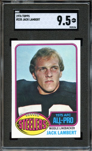 Jack Lambert #220 1976 Topps card