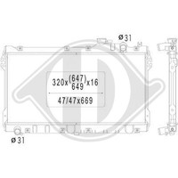 1X KüHler MotorküHlung Diederichs DCM2230 Diederichs Climate FüR Mazda