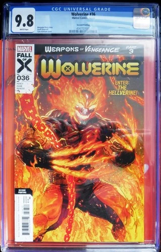 Wolverine #36 Marvel Comics 2nd Print Classic 1st App Hellverine CGC 9.8 White P