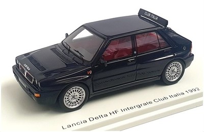 Spark Maßstab 1:43 S8995 - Lancia Delta HF Intergrale Club Italia 1992 - schwarz