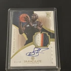 2016-17 Immaculate Bismack Biyombo Autograph Rookie Patch Auto RC #91/99