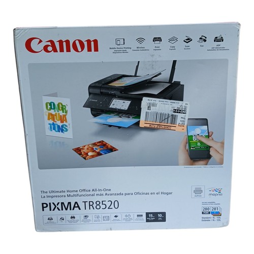 Canon PIXMA TR8520 Wireless Ultimate All-In-One Inkjet Printer Fax Copier New - Zdjęcie 2 z 6