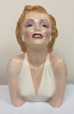 1988 Marilyn Monroe Estate  Clay Art San Francisco Porcelain Bust Statue MINT
