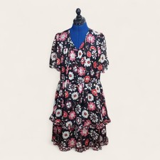 Kate Spade Floral Silk Dress Size 14