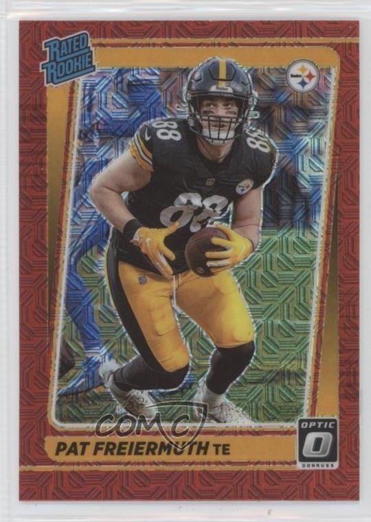 2021 Panini Donruss Optic Rated Rookie Red Mojo Prizm Pat Freiermuth #232 14hk