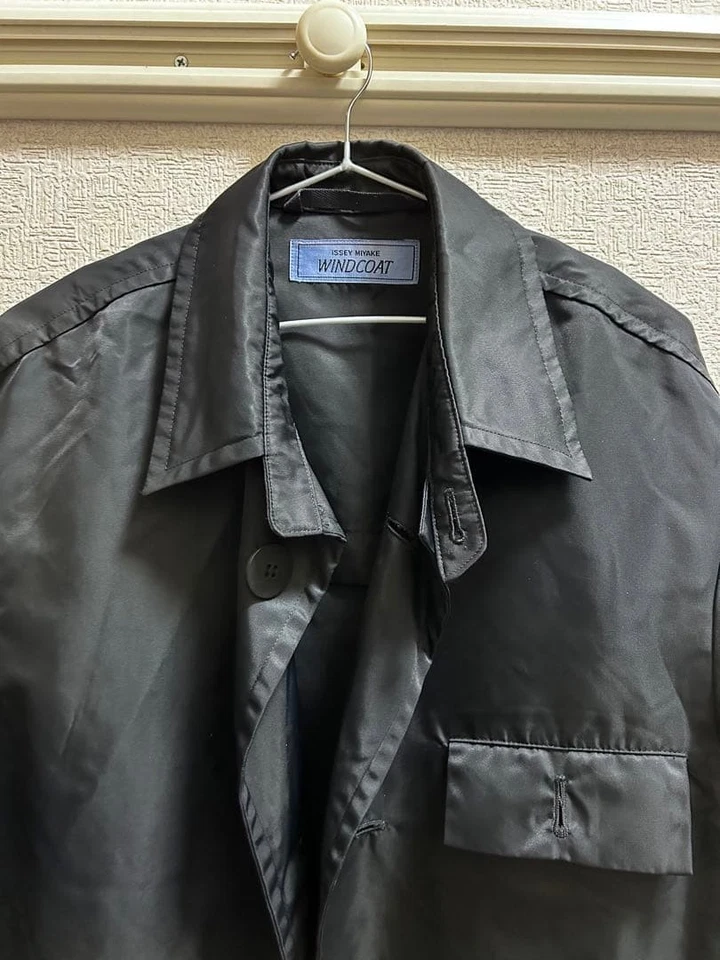 ISSEY MIYAKE Padded Quilted Coat Iridescent Mod Coat IM33-FA009 Brown Blue M - Image 2 of 4