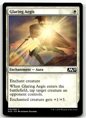 Glaring Aegis 18 Magic The Gathering- Core Set 2020