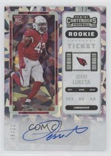 2022 Panini Contenders Rookie Cracked Ice Ticket 8/22 Jesse Luketa #260 Auto i5f