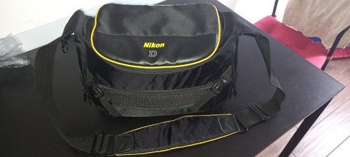 Nikon AN-DC17 Neck Strap, Black with Yellow Stitched D500, 1.5 in