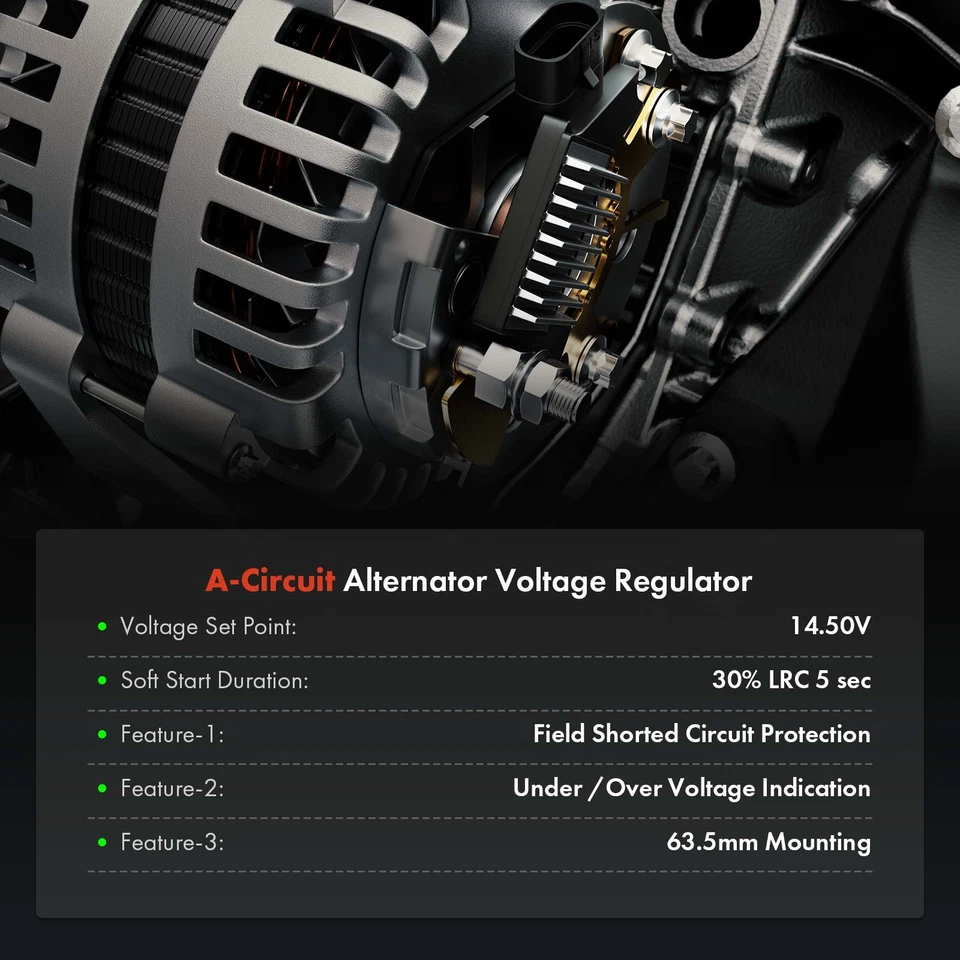 14.50V Alternator Regulator for Suzuki Grand Vitara Aerio Esteem Sidekick XL-7 - Image 2 of 4