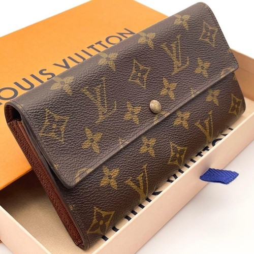 Louis Vuitton Sarah Monogram Wallet 10 Card Long Pre-owned From Japan