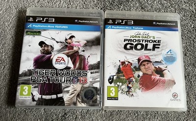 Sony Playstation 3 PS3 Tiger Woods PGA TOUR 2013 & JOHN DALY'S PROSTROKE GOLF 