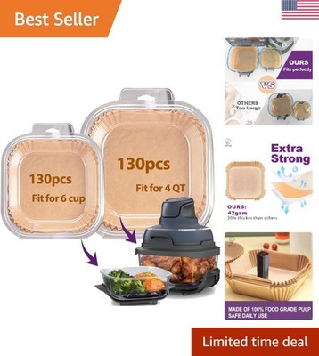 Disposable Liners for Ninja Crispi Air Fryer   Easy Clean-Up & Durable