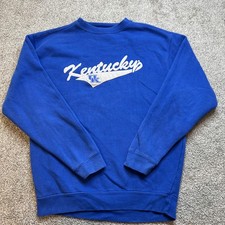 vtg Kentucky Wildcats Sweatshirt Mens Medium NCAA Basketball Crewneck Pullover