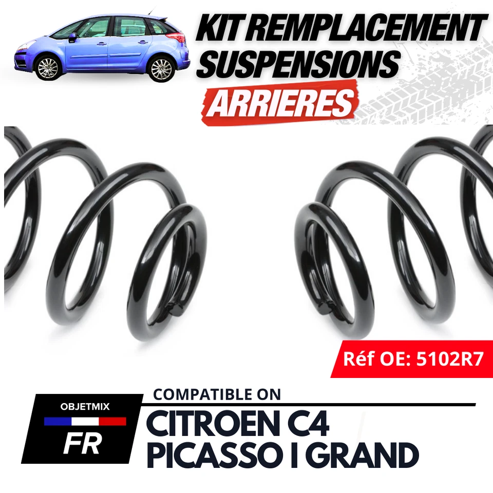 Kit Conversion Suspension - Citroën C4 Picasso I Grand - Air vers Ressort - Photo 4/4