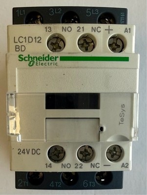 Schneider Electric Leistungsschütz / 24V DC / 5,5 kW / 25A / LC1D12BD