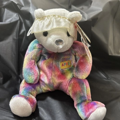 Ty Beanie Babies APRIL The Birthday Bear Vintage With Tags, 2001, With Box