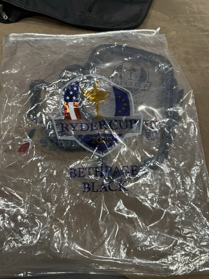 Bolso Bandolera Ryder Cup 2025 Bethpage Negro Transparente Estadio Festival Evento Foto 2 de 3