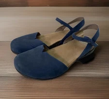 Dansko Women’s Size 40 EU 9.5 - 10 US Rowan Flat Mary Jane Dark Blue Sandals