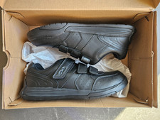 Clarks Cica Star Orb Y Boys Black School Shoes UK6/EU39.5 Wide Fit G