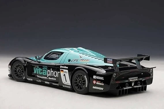 1/18 AUTOart Maserati MC12 FIA GT1 Championship 2010 #1 verde nero con scatol... - Immagine 2 di 4