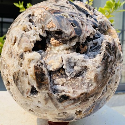 Natural Sphalerite ore Quartz Sphere Quartz Crystal Ball Reiki Healing 6520g