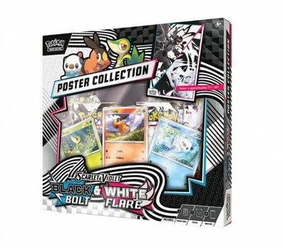 Pokemon - TCG Scarlet & Violet Black Bolt & White Flare Poster Collection