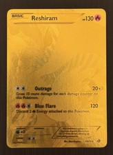Reshiram Full Art Secret Rare 114/113 Legendary Treasures Holo on eBay