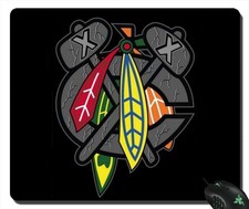 CHICAGO BLACKHAWKS NHL HOCKEY mousepad macbook dell lenovo hp