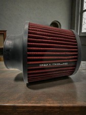 Spectre Performance Universal Cone Air Filter Red Washable High Flow Cold Intake