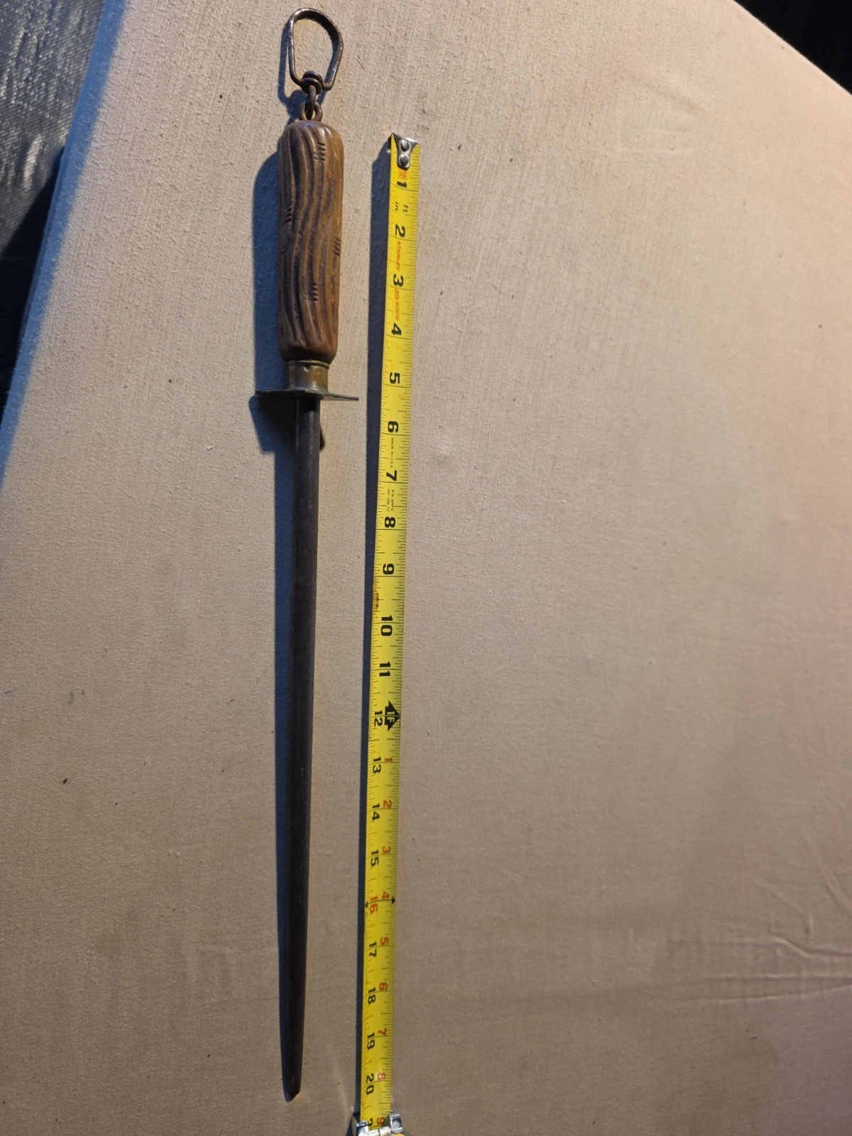 Vint. H.S.B. & Co Hibbard Spencer Bartlett OVB Our Very Best Knife Sharpener Rod