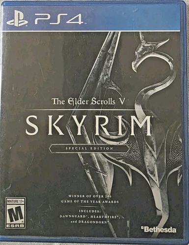 Skyrim Special Edition PS4 Complete Tested Elder Scrolls V Game