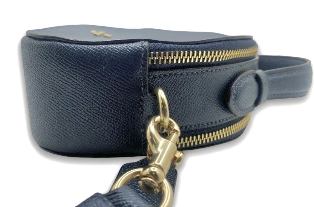 Borsa a tracolla Coach Serena borsa a tracolla in pelle blu pavone manico superiore 1589