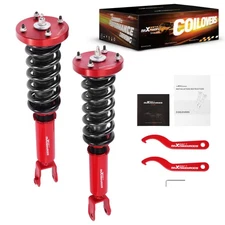 Pair Front Air Spring to Coil Spring Conversion Kit For Jaguar XJ8 XJR 03-09