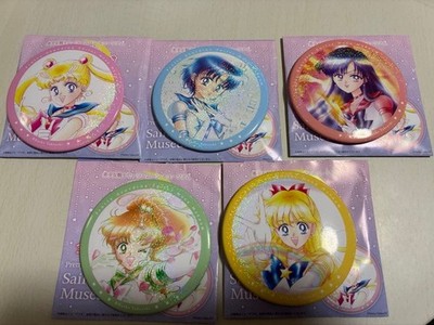 Sailor Moon Can Badge 5-Piece Set Mercury Mars Jupiter Venus Exhibition