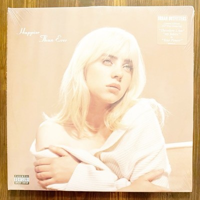 BILLIE EILISH Happier Than Ever 2-LP 2021 Limited Edition Sienna Colored Vinyl