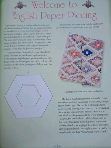 Quilts from Grandmother's Garden J Huff 10 Quilt Designs English Paper Piecing - Picture 8 of 22