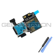 for Samsung Galaxy Note 2 4G N7105 Sim Memory Card Flex Connector Slot Cable