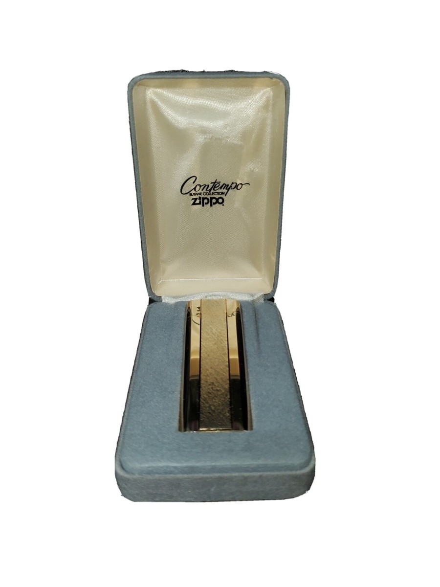 Zippo Contempo ガスライター　ゴールドと赤 Yahoo!オークション -「tempo」(Zippo) (ライター)の落札相場