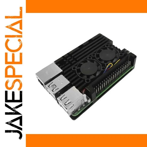 JakeSpecial – Raspberry Pi 5 Aluminum Case with Dual Fans