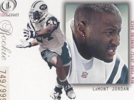 2001 Fleer Legacy LaMont Jordan #96 - 1 of 2
