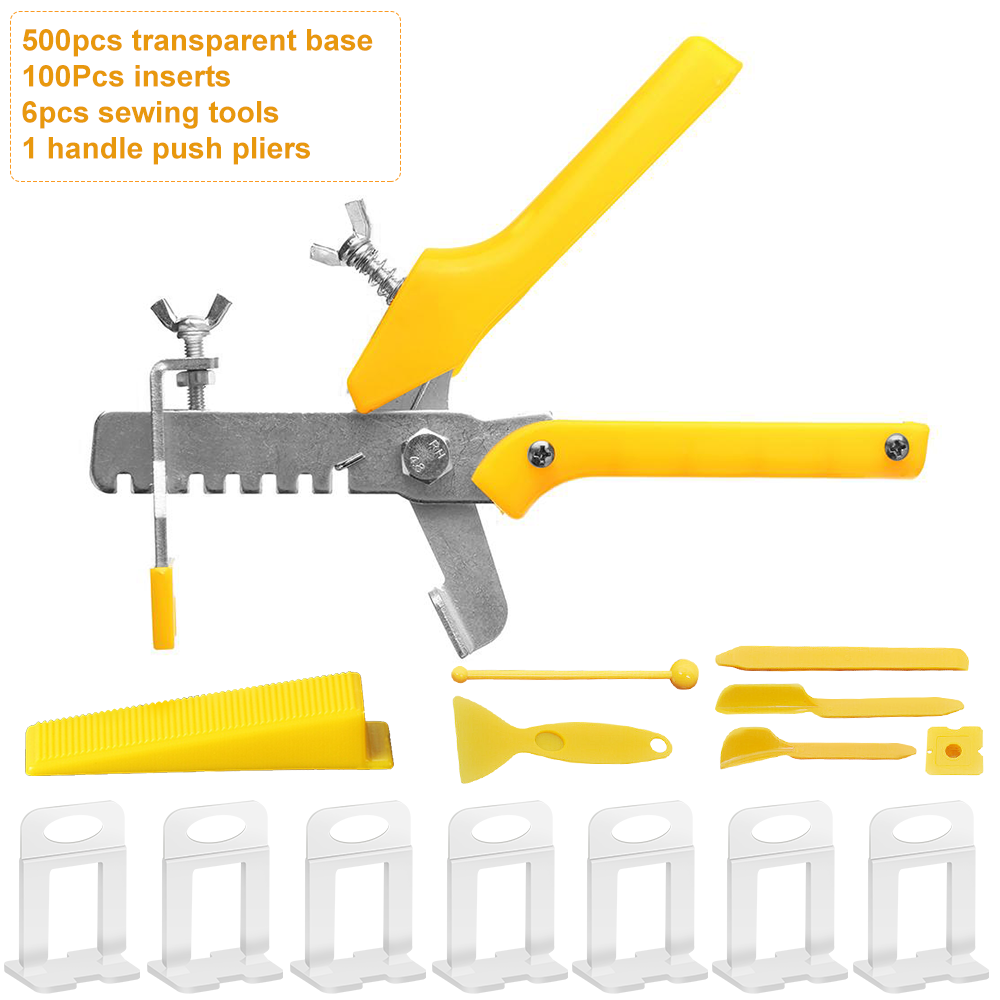 1000PCS Tile Leveling Spacer System Tool Clips Wedges Flooring Lippage Plier UK