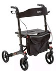 CareCo Comet Rollator 4 Wheeled Walker Walking Aid Black Wheel USED ONCE